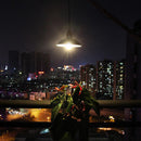 Solar Panel LED Retro Hanging Pendant Light Chandelier Garden Road Lamp for Outdoor Yard Garden Driveway Pathway