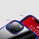 Baseus Luxury Plating Ultra Thin Transparent Soft TPU Protective Case for iPhone 11 6.1 inch