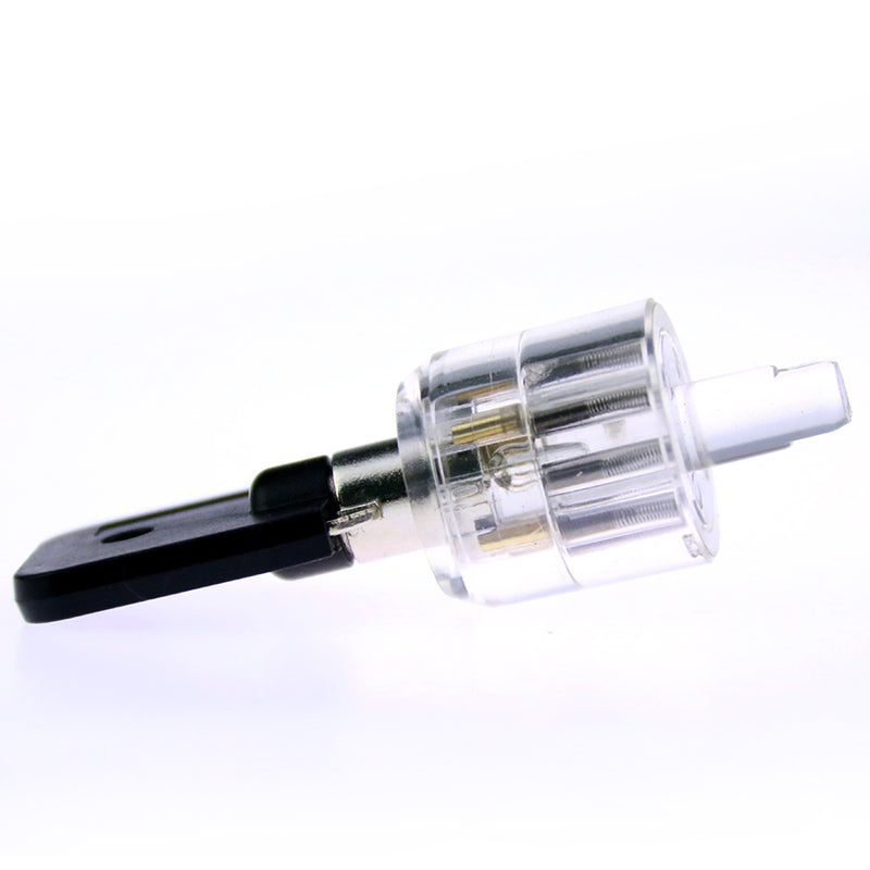 7 Pins Plum Flower Cutaway Practice Transparent Lock Cylinder Lock Pick Tools