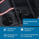 Motorcycle Bike Protective Knee Pads, PU Leather Windproof Men's Leg Gaiter
