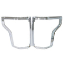 Car Exterior Accessories Pair ABS Rear Tail Light Lamp Frame Cover Trims fo