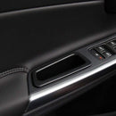 2 Pcs Black Front Door Container Side Storage Box Handle Armrest Phone Cont