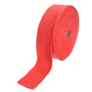 15M Red Exhaust Header Manifold Pipe Insulating Wrap Heat Tape + 5 Zip Tie