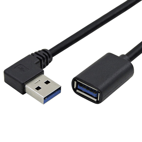 Bakeey USB 3.0 90 Degree Angle High Speed Portable Extension Data Cable For Home Office Business-Left