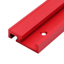 Machifit 600mm Red Aluminum Alloy T-track Woodworking 45x12.8mm T-slot Miter Track