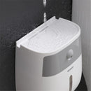 Toilet Paper Holder Creative Plastic Wall Mounted Tissue Storage Box Bathroom Decor