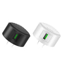 HOCO C68 US Plug Single USB Port QC3.0 Fast Charger for Tablet Smartphone