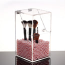 Acrylic Clear Container Dustproof Makeup Case Box Cosmetic Storage Holder Organizer Brush