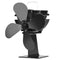 Eco Friendly 4-Blade Heat Powered Stove Fan for Wood/Log Burner/Fireplace 203CFM Thermal Power Fan