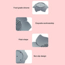 Draining Soap Dish Soap Box Plate Lotus Shape Silicone Box Holder Portable  X2U9