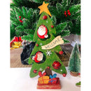 Wooden Christmas Trees Decor Ornaments Festival Party Xmas Tree Home Table  V7Q6