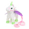 Electric Magic Walking Wiggle Singing Unicorn Stuffed Plush Toy Kids Christmas Gifts