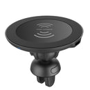 2 in 1 Qi Wireless Charger Car Air Vent Dashboard Phone Holder Magnetic Mount
