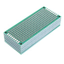 Geekcreit 10pcs 30x70mm FR-4 2.54mm Double Side Prototype PCB Printed Circuit Board