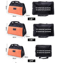 3 Sizes 14/16/18Inch S/M/L Portable Electrician Oxford Cloth Tool Bag Heavy Duty Tool Bag Contractor Storage Hardware Case