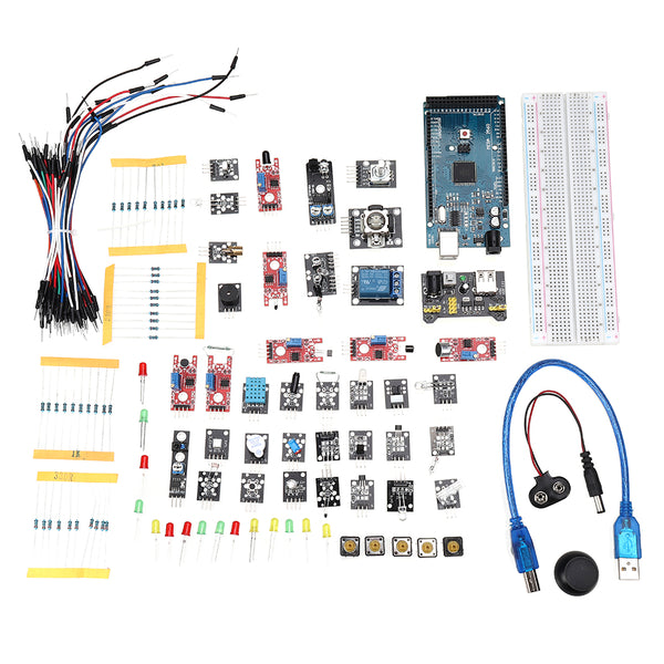 DIY Mega 2560 R3 HC-SR04 Development Board 37 in 1 Sensor Kit Geekcreit for Arduino - products that work with official Arduino boards