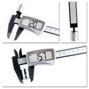 Digital Caliper 150mm Electronic Digital Vernier Caliper Carbon Fiber Large LCD Screen Display Micrometer Metric/Inch Caliper Measuring Tool