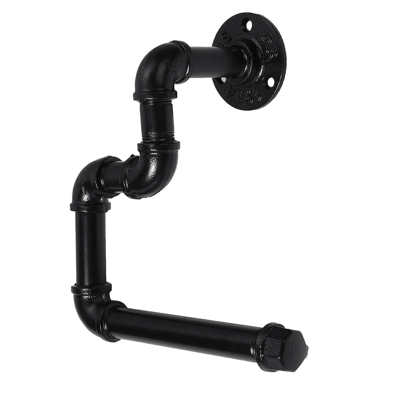 Wall Mounted Roll Paper Holder Towel Storage Organizer Hanger Kitchen Bathroom