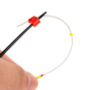 10Pcs Mini Winter Ice Fishing Rod Top Tip 10CM Carbon Fiber Winter Fishing