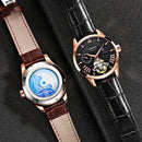 OCHSTIN GA6120 Luminous Display Moon Phase Automatic Mechanical Watch Full Steel Men Watch