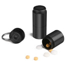 Portable Pill Cases, Metal Pocket Pill Boxes Keychain for Purse for Travel,