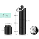 Portable Pill Cases, Metal Pocket Pill Boxes Keychain for Purse for Travel,