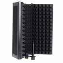 3 Plate Adjustable Foldable Microphone Isolation Shield Studio Recording