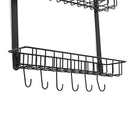 Refrigerator Hanging Rail Rack Storage Stand Kitchen Utensils Wall Mounted Tidy Hook