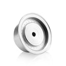 Stainless Steel Refillable Coffee Capsule Cup Reusable Coffee Pods w/ Pods Holder Spoon Brush for Vertuolline GCA1/Delonghi ENV135 Coffee Machine