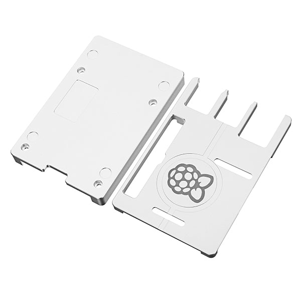 Ultra-thin Silver Aluminum Alloy CNC Case Portable Box Support GPIO Ribbon Cable For Raspberry Pi 3