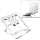 Z18 Foldable Laptop Stand Metal Laptop Bracket Height Adjustable Riser Portable Cooling Pad for 11-17 inch Laptops