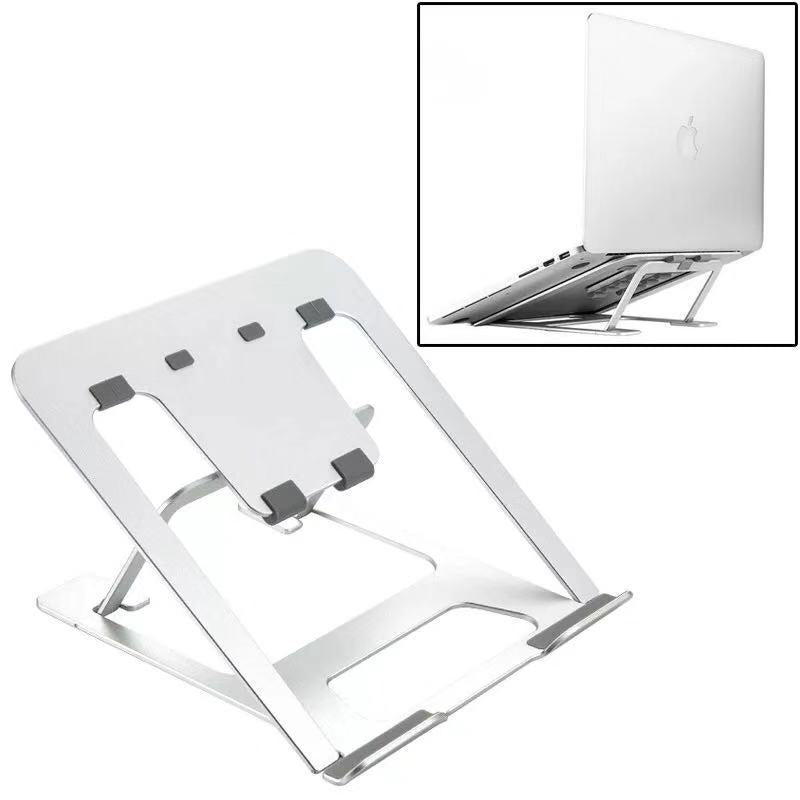 Z18 Foldable Laptop Stand Metal Laptop Bracket Height Adjustable Riser Portable Cooling Pad for 11-17 inch Laptops