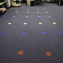 4 inch Carpet Spots Markers, 30 Pack Sitting Classroom Floor Mark Spots, Co