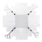 20W-100W DIY Heatsink Aluminium Radiator Cooling for COB LED Chip