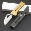 LAOTIE 135mm Stainless Steel Mini Folding Blade Outdoor Hiking Survival Tools Kit Multifunctional EDC Blade
