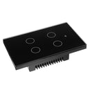 Type 120 AC 100-250V 4 Way WiFi Smart Home Wall Touch Switch Work With Alexa Google Assistant IFTTT