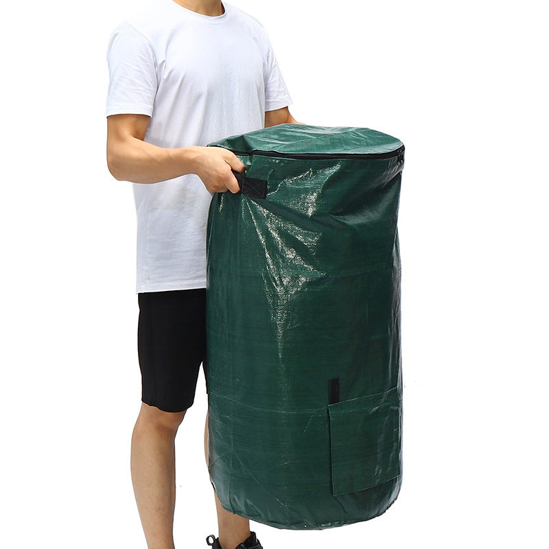 80L Organic Compost Bag Kitchen Garden Organic Waste Bins Storage Disposal Composter