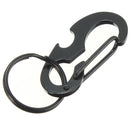D-type Carabiner Snap Keyfob Hook Keychain Hanging Buckle EDC Tool