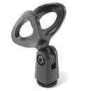 Universal Plastic Microphone Clip Clamp Holder Flexible Rubberized Stand Bracket for Microphone