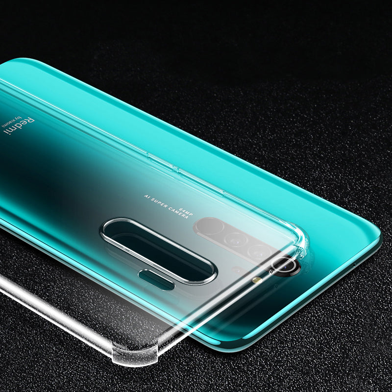 Bakeey Air Bag Shockproof Transparent Soft TPU Back Cover Protective Case for Xiaomi Redmi Note 8 Pro