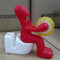 Multifunctional Toilet Shape Tape Dispenser Office Stationery Magnetic Storage Box Pen Holder
