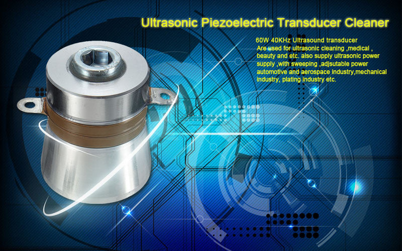 60W 40KHz Ultrasonic Piezoelectric Transducer Cleaner Cleaning Transducer Tools