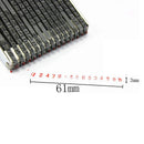 Multipurpose 15 Digit Alphabet Rolling Rubber Stamp English Letter Number E