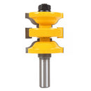 3Pcs 12mm Shank Entry Interior Tenon Door Router Bit Set Matched R&S Router