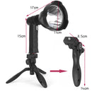 HF15 15W 600m Handheld Camping Spotlight USB Rechargeable Flashlight Outdoor Power Bank