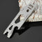 Sanrenmu GJ023D Multi Tools Kit Nail Puller Wrench Opener Keychain