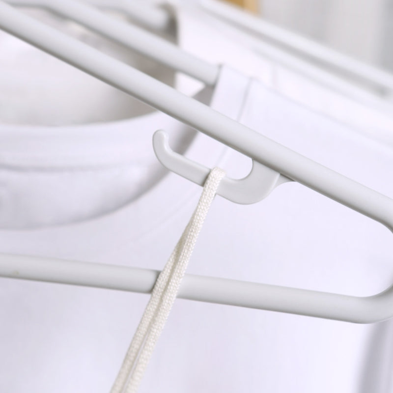 QUANGE 10PCS Cloth Hanger Clothing Organizer Non-Slip Drying Rack Multifunction U-Hook Fixed Holder From Xiaomi Youpin