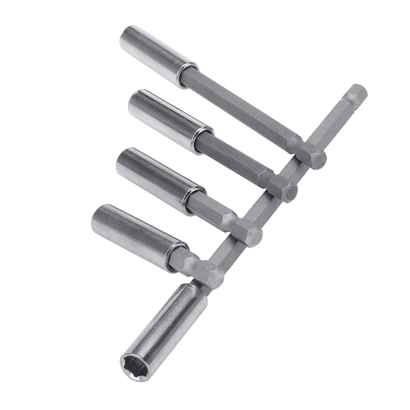 50/60/75/100/150mm Hexagon Socket Extension Rod Screwdriver Drill Bit Hex Shank