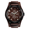 SKMEI 9165 Business Style Date Display Men Wrist Watch Leather Strap Quartz Watches