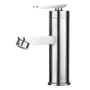 Brushed Chrome Waterfall Bathroom Basin Faucet Single Handle Sink Mixer Tap